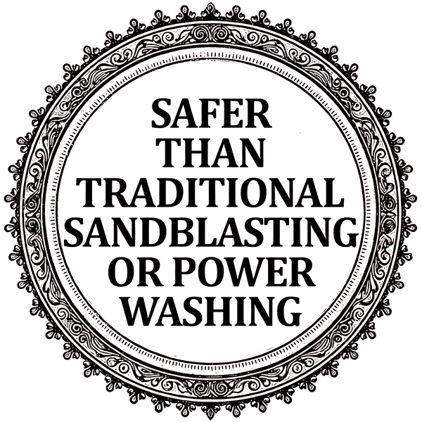 Safer Than Traditional Sandblasting